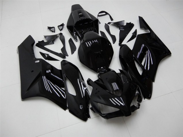 Carénages Moto Honda CBR1000RR 2004-2005 - Noir Brillant Noir Mat