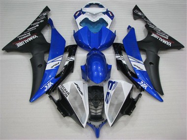 Achetez Carénages Moto Yamaha YZF R6 2008-2016 - Blanc Bleu Noir Mat Yamalube