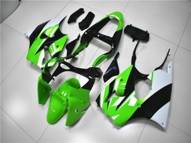 Achetez Kits Carénage Moto Kawasaki ZX6R 2000-2002 - Vert Blanc Noir
