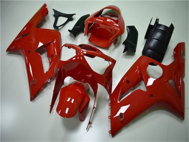 Achetez Kits Carénage Moto Kawasaki ZX6R 2003-2004 - Rouge