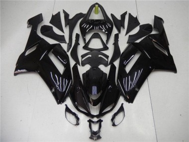 Achetez Carénage Moto ABS Kawasaki ZX6R 2007-2008 - Noir Brillant