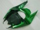 Carénages Moto Kawasaki ZX10R 2008-2010 - Noir Brillant Vert Flamme