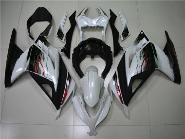 Achetez Carénage Moto Kawasaki Ninja 300 EX300R 2013-2024 - Blanc Rouge Noir