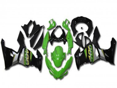 Achetez Carénages Moto Kawasaki EX400 2018-2024 - Vert Noir Gris