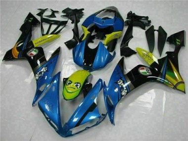 Achetez Carénages Moto Yamaha YZF R1 2004-2006 - Bleu Jaune Requin