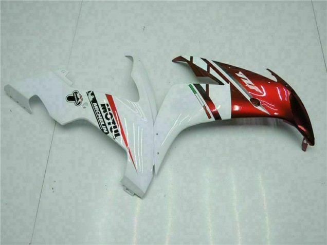 Carénages Moto Yamaha YZF R1 2004-2006 - Blanc Rouge Jaune Motul 46