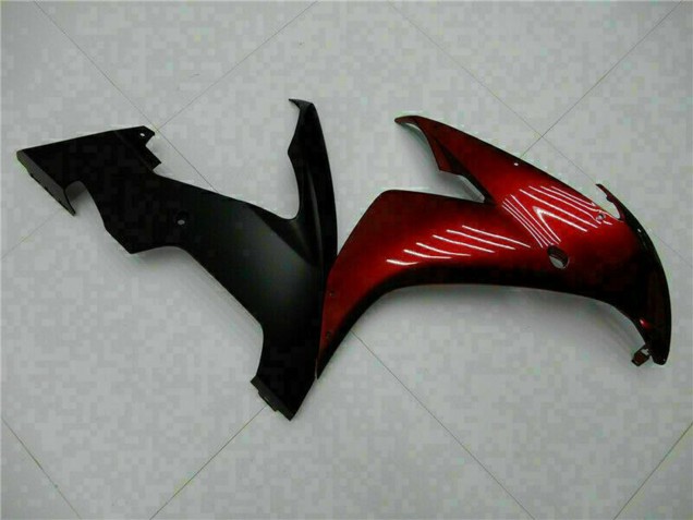 Carénages Moto Yamaha YZF R1 2004-2006 - Rouge Marron Noir Mat