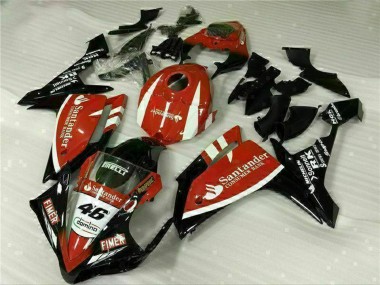 Achetez Carénages Moto Yamaha YZF R1 2007-2008 - Rouge Blanc Noir Fimer Santander 46