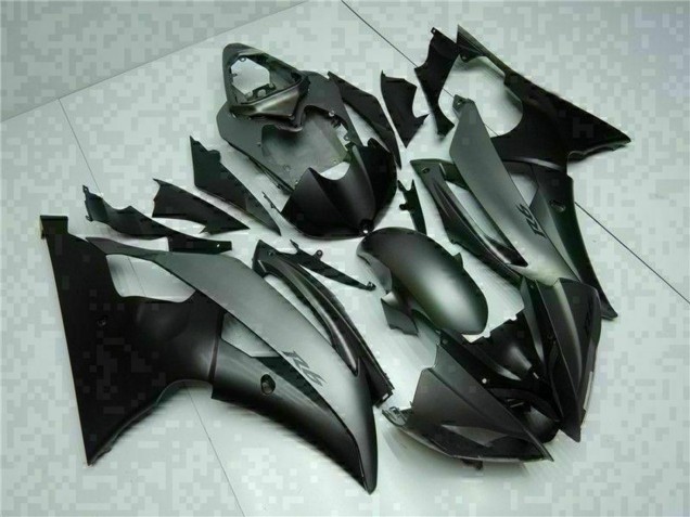 Carénages Moto Yamaha YZF R6 2008-2016 - Gris Noir Mat