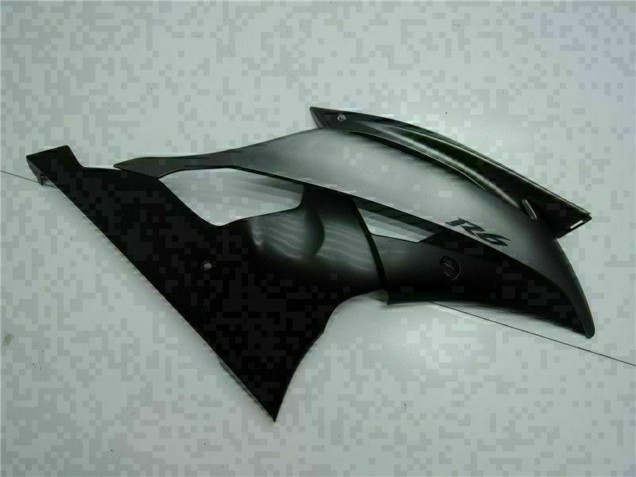 Carénages Moto Yamaha YZF R6 2008-2016 - Gris Noir Mat
