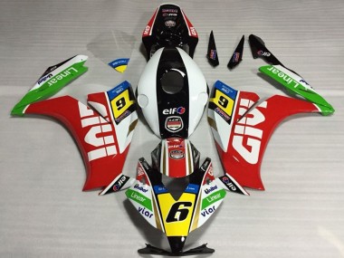 Achetez Carénages Moto Honda CBR1000RR 2012-2016 - Blanc Rouge Jaune Vert Givi 6