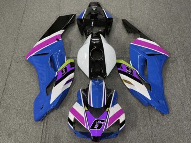 Achetez Carénages Moto Honda CBR1000RR 2004-2005 - Blanc Bleu Violet Jaune Noir Brillant 6