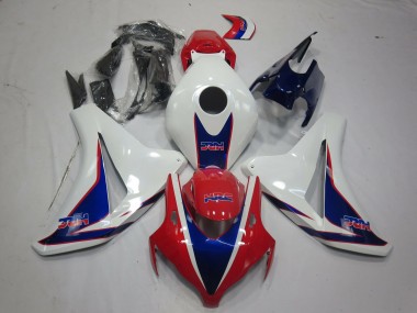 Achetez Carénages Moto Honda CBR1000RR 2008-2011 - Blanc Rouge Bleu HRC Style