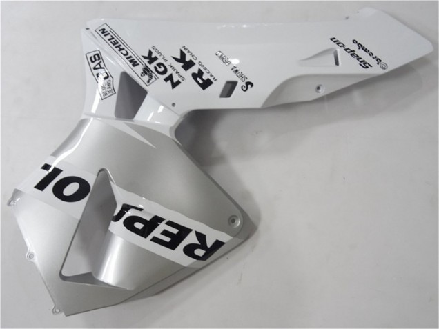 Carénage Moto Honda CBR600RR 2003-2004 - Blanc Argent Noir Repsol