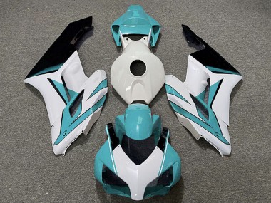 Achetez Carénages Moto Honda CBR1000RR 2004-2005 - Blanc Cyan Bleu Noir Brillant