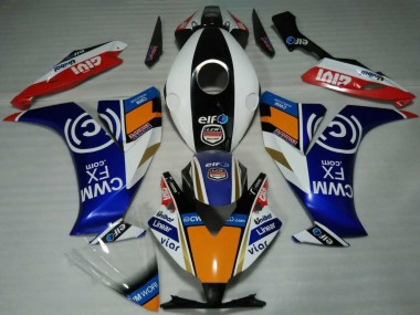 Achetez Carénages Moto Honda CBR1000RR 2012-2016 - Blanc Bleu Orange Rouge Noir Elf