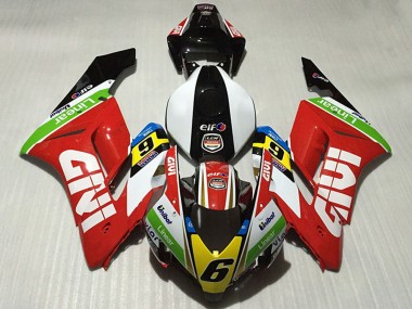 Achetez Carénages Moto Honda CBR1000RR 2004-2005 - Blanc Rouge Vert Jaune Noir Brillant Givi 6