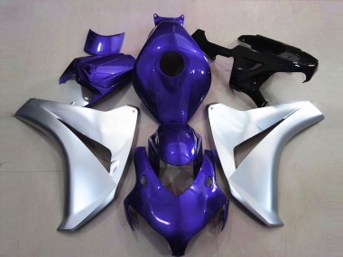 Achetez Carénages Moto Honda CBR1000RR 2008-2011 - Argent Bleu