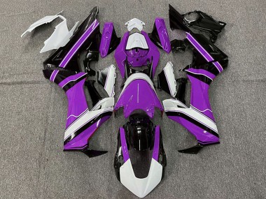 Achetez Carénage Moto Honda CBR1000RR 2017-2023 - Blanc Violet Noir Brillant