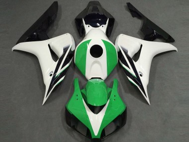 Achetez Carénages Moto Honda CBR1000RR 2006-2007 - Blanc Vert Noir Brillant