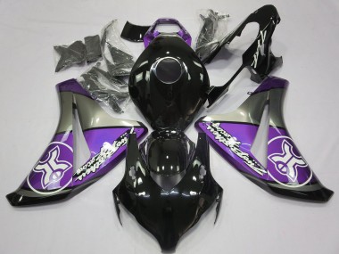 Achetez Carénages Moto Honda CBR1000RR 2008-2011 - Violet Gris Noir Brillant