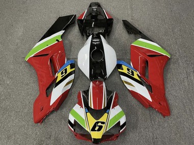 Achetez Carénages Moto Honda CBR1000RR 2004-2005 - Blanc Rouge Vert Jaune Noir Brillant 6
