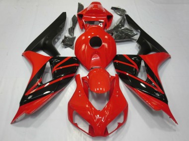 Achetez Carénages Moto Honda CBR1000RR 2006-2007 - Rouge Noir Brillant Noir Mat