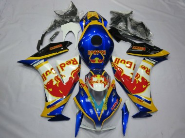 Achetez Carénages Moto Honda CBR1000RR 2012-2016 - Blanc Bleu Jaune Red Bull