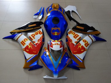 Achetez Carénages Moto Honda CBR1000RR 2012-2016 - Blanc Bleu Or Red Bull