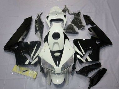 Achetez Carénages Moto Honda CBR600RR 2005-2006 - Blanc Noir Brillant