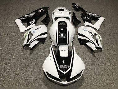 Achetez Carénages Moto Honda CBR600RR 2013-2023 - Blanc Noir Brillant