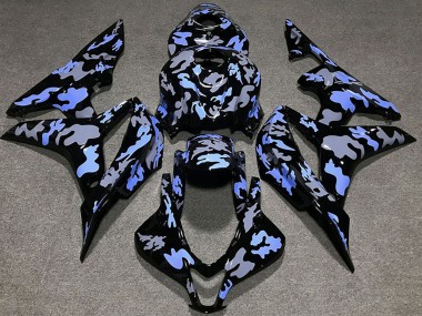 Achetez Carénage Moto Honda CBR600RR 2007-2008 - Bleu Gris Camouflage