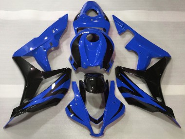 Achetez Carénages Moto Honda CBR600RR 2007-2008 - Bleu Noir Brillant OEM Style