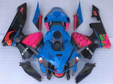 Achetez Carénages Moto Honda CBR600RR 2005-2006 - Bleu Requin Rose