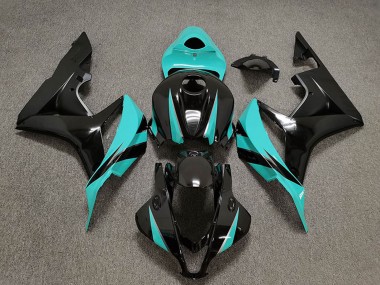 Achetez Carénages Moto Honda CBR600RR 2007-2008 - Cyan Bleu Noir Brillant