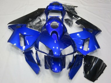 Achetez Carénage Moto Honda CBR600RR 2003-2004 - Bleu Noir Brillant