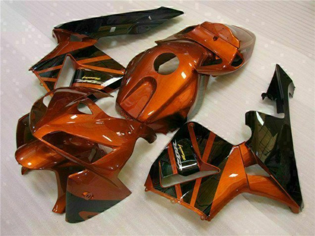 Kits Carénage Moto Honda CBR600RR 2005-2006 - Orange Noir