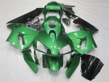 Achetez Carénage Moto Honda CBR600RR 2003-2004 - Vert Noir Brillant