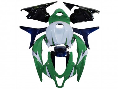 Achetez Carénage Moto Honda CBR600RR 2009-2012 - Blanc Vert Bleu Noir Brillant