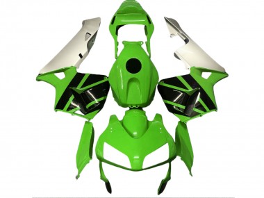 Achetez Carénages Moto Honda CBR600RR 2003-2004 - Argent Vert Noir Brillant