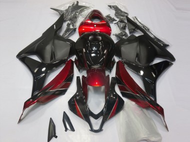 Achetez Carénages Moto Honda CBR600RR 2009-2012 - Rouge Noir Brillant Noir Mat