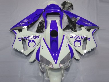 Achetez Carénages Moto Honda CBR600RR 2003-2004 - Blanc Bleu Pramac