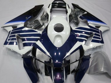 Achetez Carénages Moto Honda CBR600RR 2003-2004 - Blanc Bleu Fade
