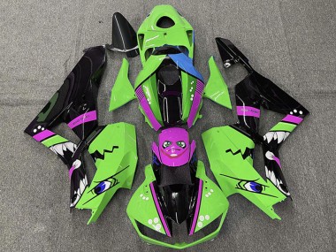Achetez Carénages Moto Honda CBR600RR 2013-2023 - Vert Bleu Violet Noir Brillant Requin