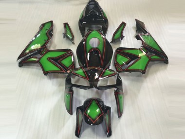 Achetez Carénages Moto Honda CBR600RR 2005-2006 - Vert Noir Rouge OutDoubler