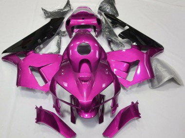 Achetez Carénages Moto Honda CBR600RR 2005-2006 - Rose Vif Noir CBR Style
