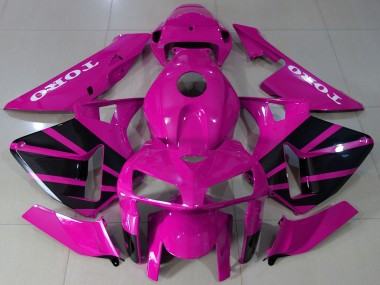 Achetez Carénages Moto Honda CBR600RR 2005-2006 - Rose Vif Noir OEM Style