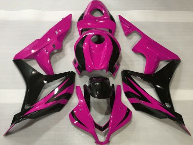 Achetez Carénage Moto Honda CBR600RR 2007-2008 - Rose Noir Brillant OEM Style