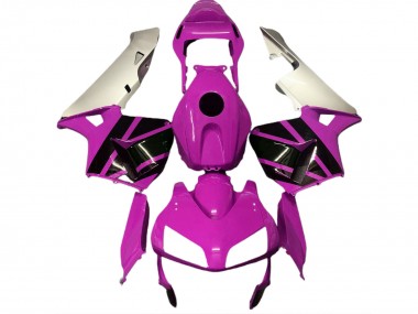 Achetez Carénages Moto Honda CBR600RR 2003-2004 - Argent Rose Vif Noir Brillant