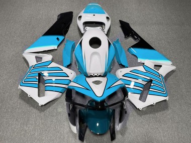 Achetez Carénages Moto Honda CBR600RR 2005-2006 - Blanc Bleu Clair Ailes